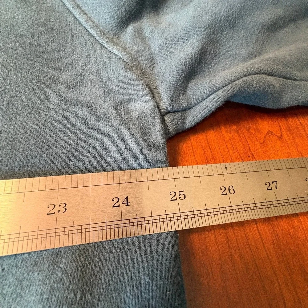 True Religion Buddha Graphic Pullover Hoodie Blue Size M